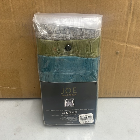 3-Pack Joseph Abboud Knit Jersey Boxers - Picture 5 of 5